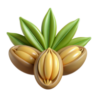 hypnotic unparalleled Hemp seed isolated NO BACKGROUND with Transparent Background. png