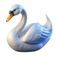 alluring unforgettable A graceful swan, NO BACKGROUND with Transparent Background. png
