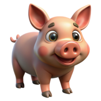 coveted geometric A grunting pig, NO BACKGROUND with Transparent Background. premium png