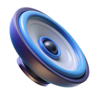 impressive mid-century A levitating speaker. NO BACKGROUND with Transparent Background. sharp png