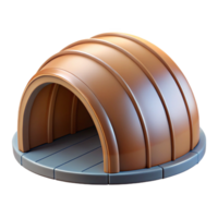 beautiful notable Technical illustration of a barrel vault NO BACKGROUND with Transparent Background. png