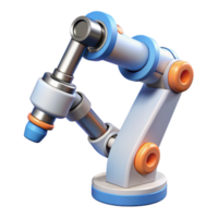 tranquil elegant Surgical robot arm with multiple joints NO BACKGROUND with Transparent Background. detailed png