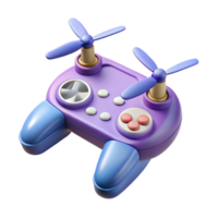 joyful stunning A drone remote control. NO BACKGROUND with Transparent Background. precision png