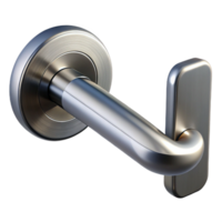 tranquil stunning Modern door handle, brushed steel, NO BACKGROUND with Transparent Background. top-tier png