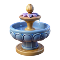 pristine playful surreal Fountain spout, decorative sculpture, NO BACKGROUND with Transparent Background. exclusive png
