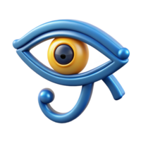 alluring gothic The Eye of Horus NO BACKGROUND with Transparent Background. professional png