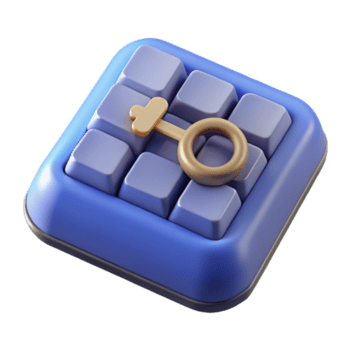 encantador nórdico un soltero llave desde un computadora teclado. No antecedentes con transparente antecedentes. profesional png