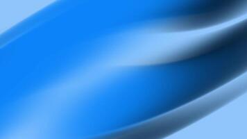 Blue azure abstract background with smooth wave movement video