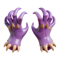 standout nordic A pair of clawed monster hands, reaching forward. NO BACKGROUND with Transparent Background. elite png