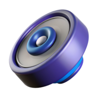 alluring impressionist A levitating speaker. NO BACKGROUND with Transparent Background. crisp png