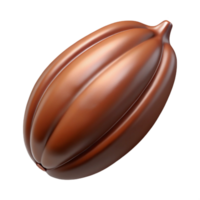 coveted renaissance Cocoa bean pod NO BACKGROUND with Transparent Background. refined png