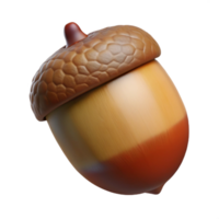 acclaimed coastal Single acorn NO BACKGROUND with Transparent Background. sharp png