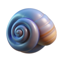 dazzling exceptional Snail shell NO BACKGROUND with Transparent Background. png