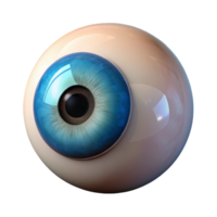distinctive retro A single human eye, hyperrealistic, NO BACKGROUND with Transparent Background. original png