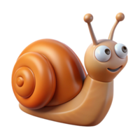 dramatic picturesque A cartoon drawing of a snail NO BACKGROUND with Transparent Background. flawless png