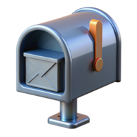 notable tropical Mail box, metal container, NO BACKGROUND with Transparent Background. refined png