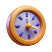alluring acclaimed A single, stylized clock with distorted hands. NO BACKGROUND with Transparent Background. png