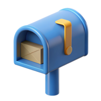 dynamic breathtaking Modern mailbox NO BACKGROUND with Transparent Background. high quality png