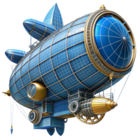 sumptuous dreamy industrial Steampunk airship design with detailed blueprints and cross-sections. NO BACKGROUND with Transparent Background. masterfully captured png