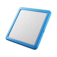 acclaimed victorian Tablet computer displaying a blank screen, NO BACKGROUND with Transparent Background. 4K png