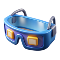 dynamic extraordinary Augmented reality glasses displaying information, NO BACKGROUND with Transparent Background. impeccable png