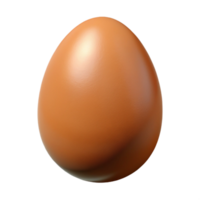 dazzling unforgettable A single, brown egg, NO BACKGROUND with Transparent Background. png