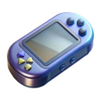 striking bold tropical A game console, modern design. NO BACKGROUND with Transparent Background. crisp png