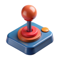 elegant modern A retro arcade joystick. NO BACKGROUND with Transparent Background. original png