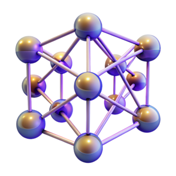 distinkt elegant en komplex, sammankopplade nätverk av lysande knutpunkter. Nej bakgrund med transparent bakgrund. äkta png
