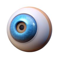striking tranquil art deco A single, stylized eye with intricate iris details. NO BACKGROUND with Transparent Background. perfect clarity png