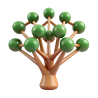 immaculate celebrated A single, stylized tree made of interconnected lines. NO BACKGROUND with Transparent Background. png
