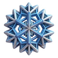 breathtaking iconic A complex, geometric pattern resembling a snowflake. NO BACKGROUND with Transparent Background. png