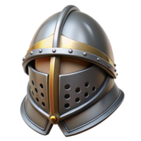 distinguished tropical A detailed knight's helmet, with a closed visor. NO BACKGROUND with Transparent Background. exclusive png