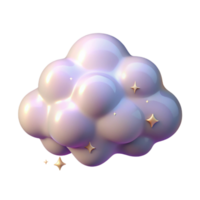 magnificent mid-century A beautiful fairy dust cloud, NO BACKGROUND with Transparent Background. handcrafted png