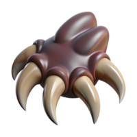 wonderful exceptional A fierce werewolf claw, NO BACKGROUND with Transparent Background. png