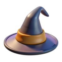 dazzling energetic rustic A wise old wizard hat, NO BACKGROUND with Transparent Background. professional png