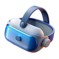 hypnotic abstract Virtual reality headset, modern design, wireless. NO BACKGROUND with Transparent Background. authentic png