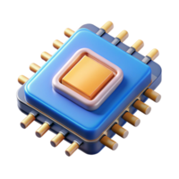 fascinating joyful futuristic Data chip, circuit board details, technological component. NO BACKGROUND with Transparent Background. handcrafted png