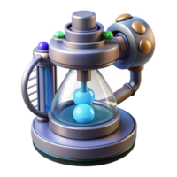glorious unforgettable Genetic modification device, futuristic lab equipment, DNA manipulation. NO BACKGROUND with Transparent Background. png