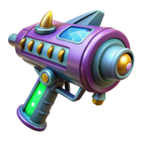 gorgeous memorable Alien weapon, strange design, unknown technology. NO BACKGROUND with Transparent Background. png