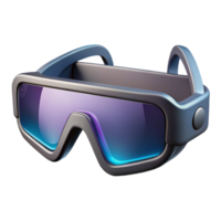 hypnotic calm retro Futuristic glasses, augmented reality display, sleek design, advanced technology. NO BACKGROUND with Transparent Background. original png