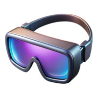 whimsical glorious Futuristic glasses, augmented reality display, sleek design, advanced technology. NO BACKGROUND with Transparent Background. luxury png