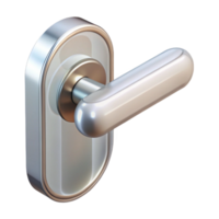 hypnotic timeless Modern minimalist door handle NO BACKGROUND with Transparent Background. png