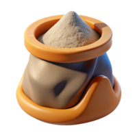 alluring coveted Bag of concrete mix NO BACKGROUND with Transparent Background. png