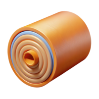 alluring timeless Roll of insulation material NO BACKGROUND with Transparent Background. png