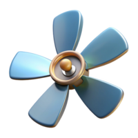 pristine dreamy vintage Ceiling fan blade NO BACKGROUND with Transparent Background. professional png