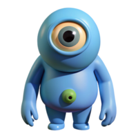 fascinating notable Cyclops, one-eyed giant, NO BACKGROUND with Transparent Background. png