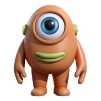 exceptional minimalist Cyclops, one-eyed giant, NO BACKGROUND with Transparent Background. perfect clarity png