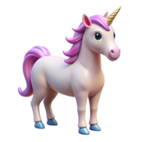 reflective enchanting Unicorn, mythical horse, single horn, NO BACKGROUND with Transparent Background. top-tier png