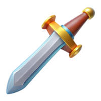 immaculate sought-after Excalibur, King Arthur's sword, NO BACKGROUND with Transparent Background. png